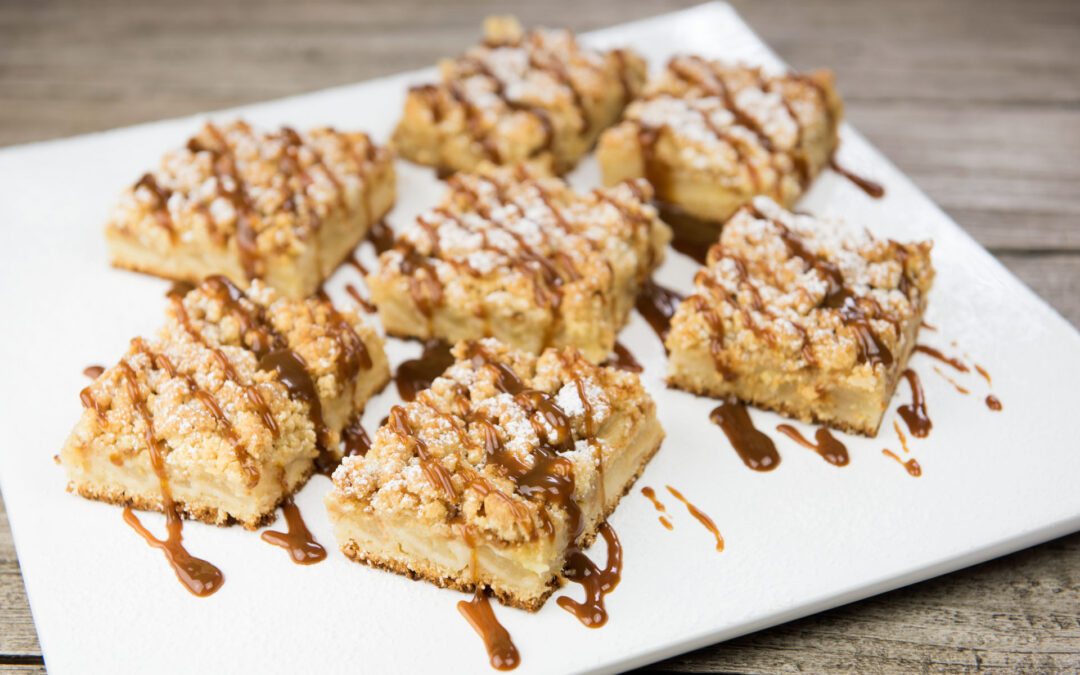 Apfelkuchen mit Knusperdecke